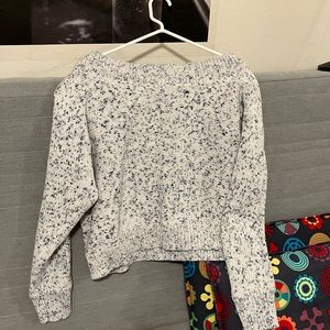 NWT Cotton cropped sweater